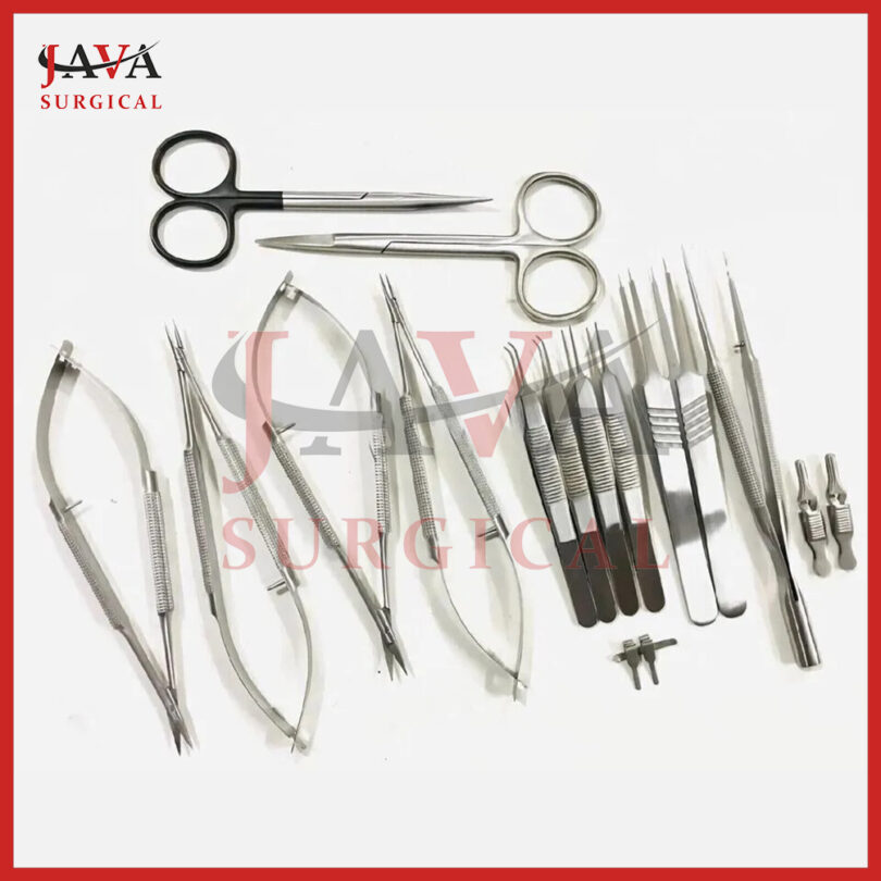 Hand Surgery Basic 17 PCS Set of Micro Surgical Instruments