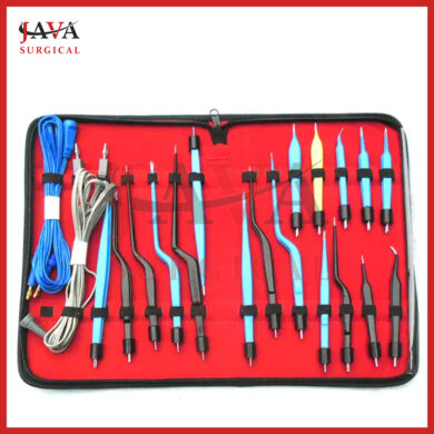 Bipolar Bayonet Forceps Electro surgical Instruments Set