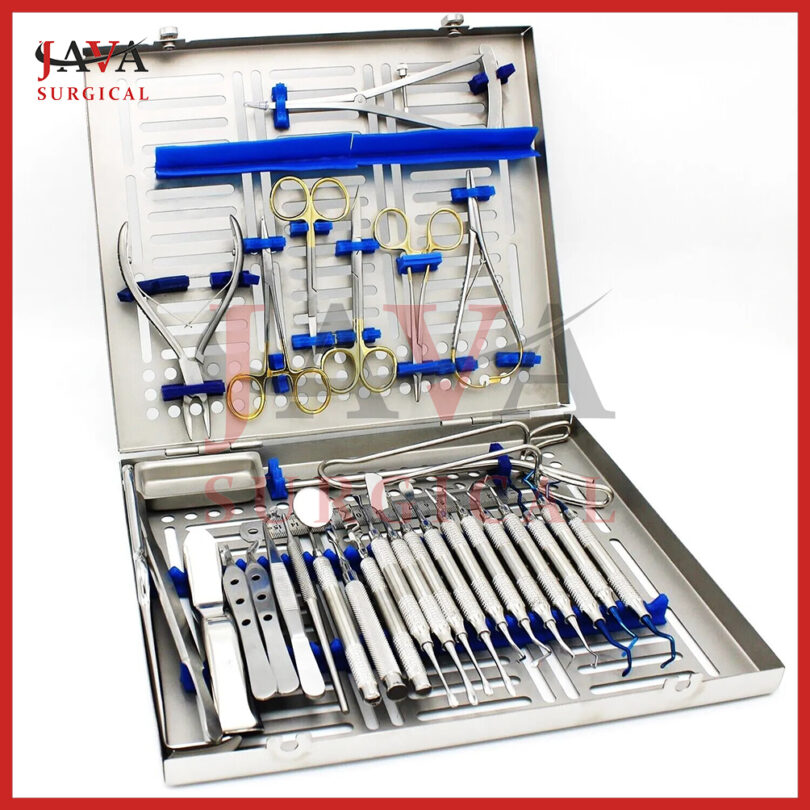 Periodontal Instruments Kit Dental Implants Surgical Orthodontics 33 PCS