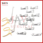 13 Pc GOMCO CIRCUMCISION CLAMP 1.1 1.3 1.45 1.5 1.6 2.1 3.2 cm Tischler biopsy