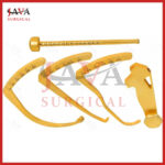 ACL PCL Reconstruction Drill Guide Target Device Band Knee Surgical 5Pcs New Set