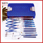 Ophthalmic Micro Cataract Eye Surgery Instruments Set of 21 Pcs Titanium Coated