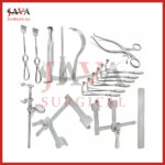 Retractor Instrument Set of 16pcs for Surgical Procedures Retractor Surgery Set